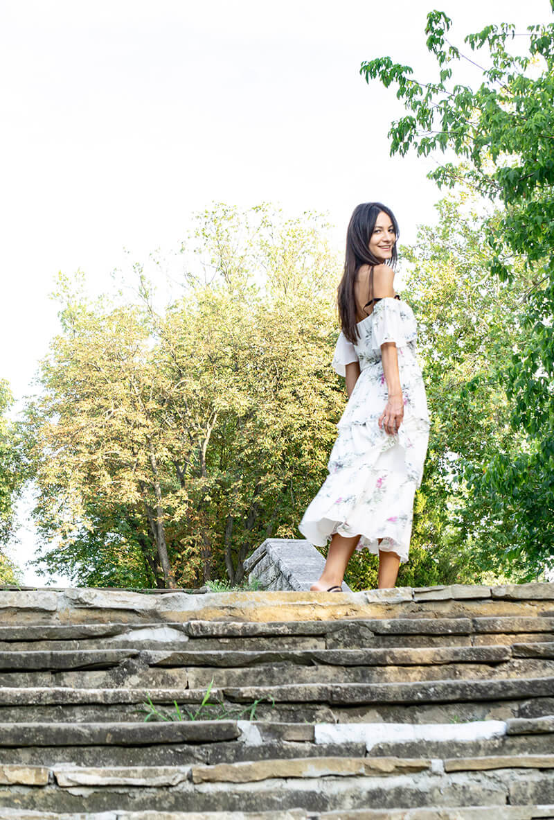 girl in a white dress girl in a white dress